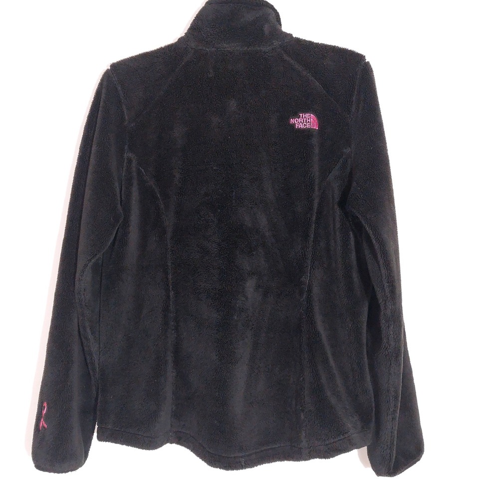 The North Face Women's Pink Ribbon Osito Fleece Jacket Size M Black - Picture 8 of 14